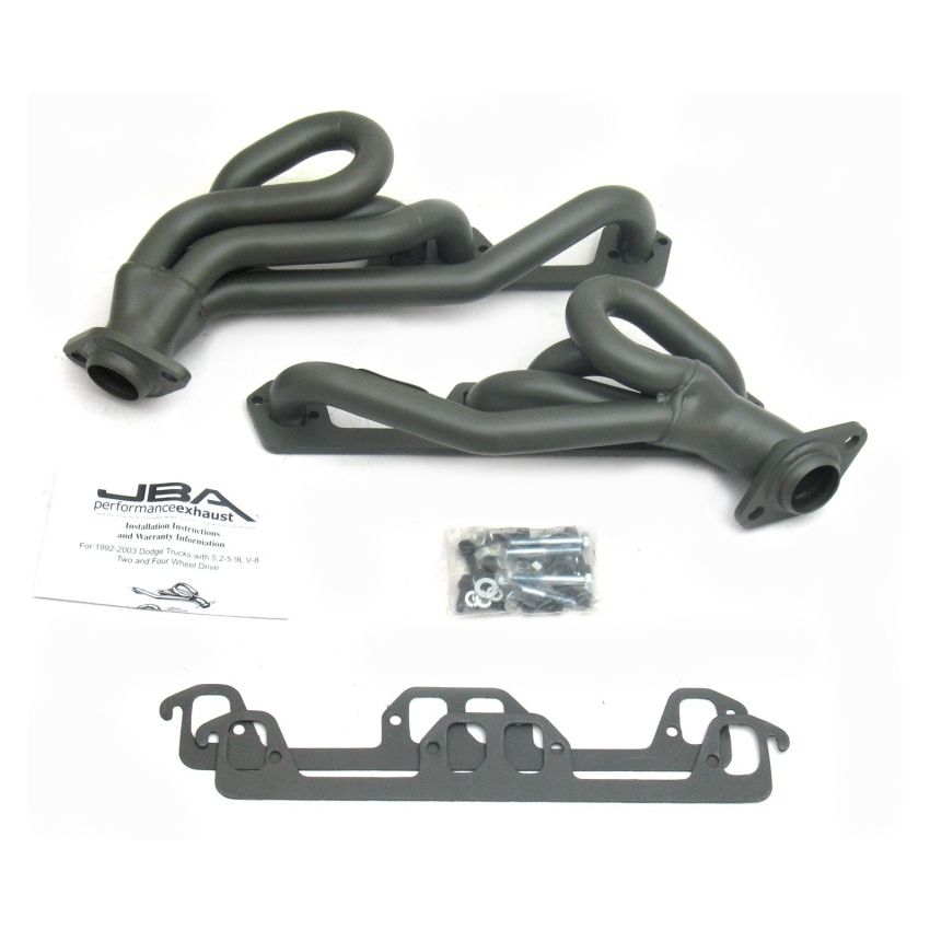 JBA 96-03 Dodge Truck 5.2L/5.9L Magnum 1-1/2in Primary Ti Ctd Cat4Ward Header