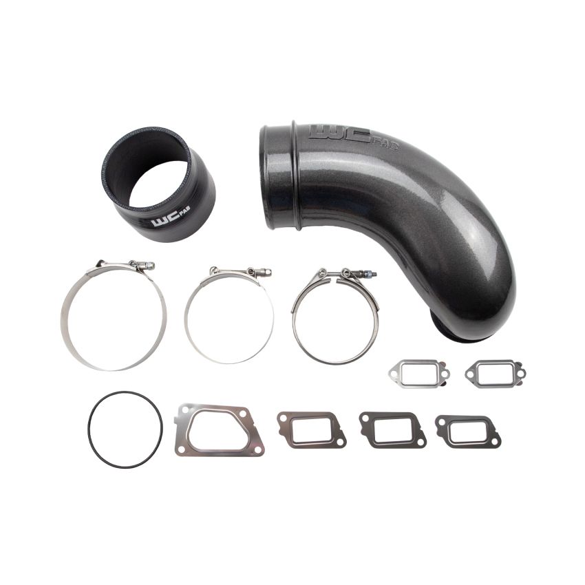 Wehrli WCF100417-GB 11-16 Chevrolet 6.6L LML Duramax 5in Intake Horn - Gloss Black