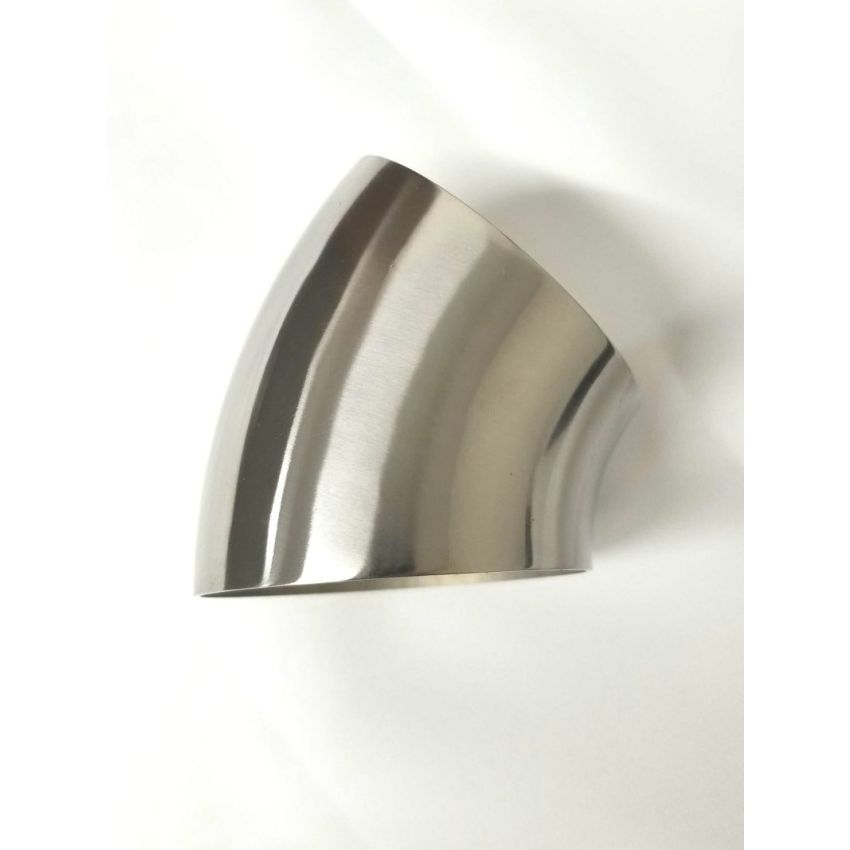Ticon Industries 3.0in Diameter 45 Degree 1D/3in CLR 1.2mm /.047in Wall Thickness Titanium Elbow