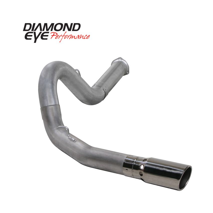 Diamond Eye Performance K5134A Diamond Eye KIT 5in DPF-BACK SGL AL 07.5-08 CHEVY 6 6L 2500/3500 BPCKGD BX46X14X14OD EL-PL