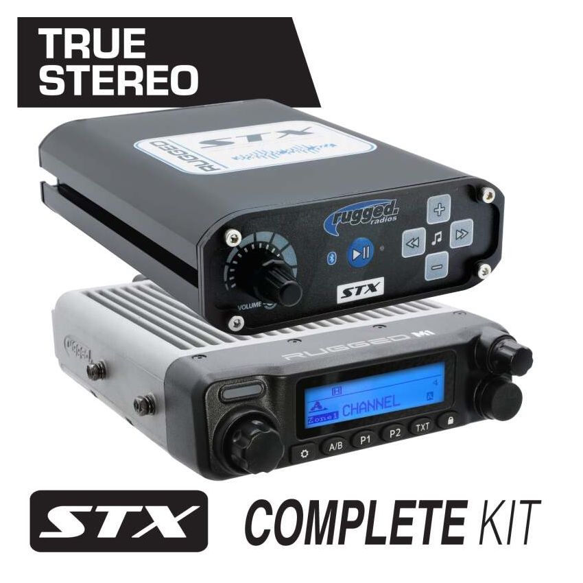 Rugged Radios MCK-STX-2P-M1 STX STEREO Complete Master Comm Kit w/ Intercom - 2-Way Radio M1 VHF Business Band