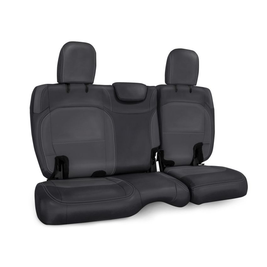 PRP 2018+ Jeep Wrangler JLU/4 door Rear Bench Cover with Cloth Interior - Black/Grey