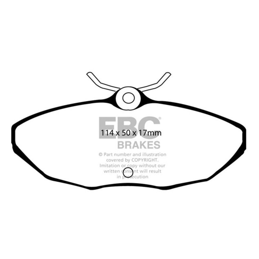 EBC 01-05 Ford Thunderbird 3.9 Ultimax2 Rear Brake Pads