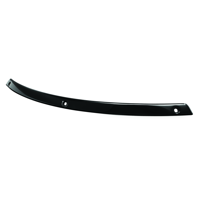 Kuryakyn 1318 Smooth Windshield Trim 96-13 Touring Gloss Black