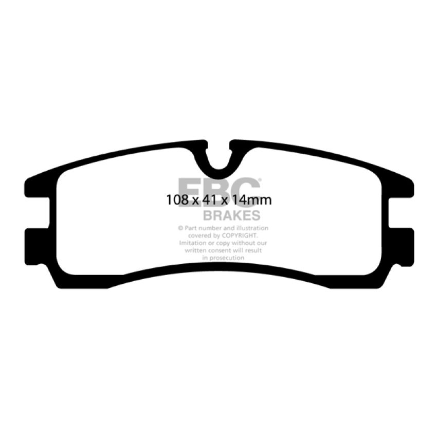 EBC UD754 98-04 Cadillac Seville 4.6 Ultimax2 Rear Brake Pads