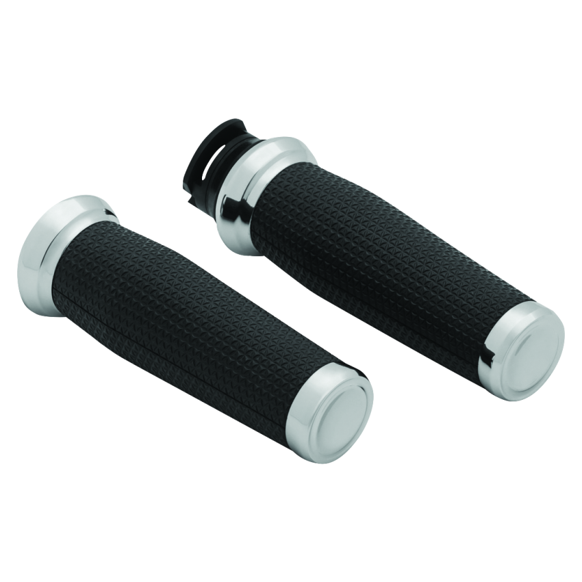 Kuryakyn 5938 Thresher Grips Scout Chrome