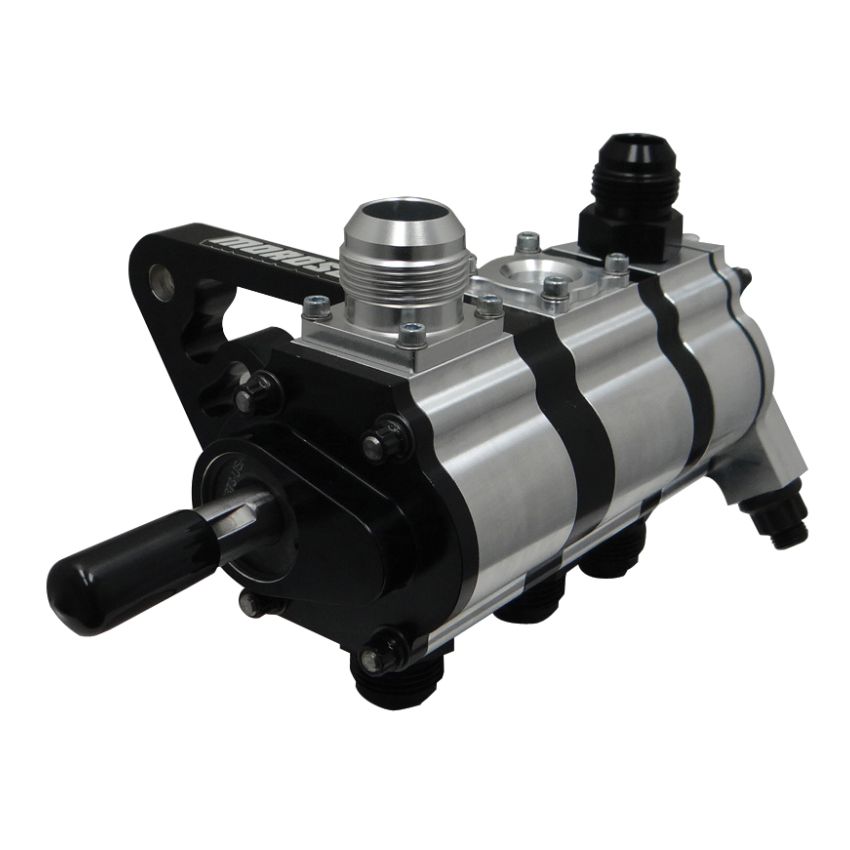 Moroso 22363 3 Stage Dry Sump Oil Pump w/Fuel Pump Drive - Tri-Lobe - Left Side - 1.200 Pressure