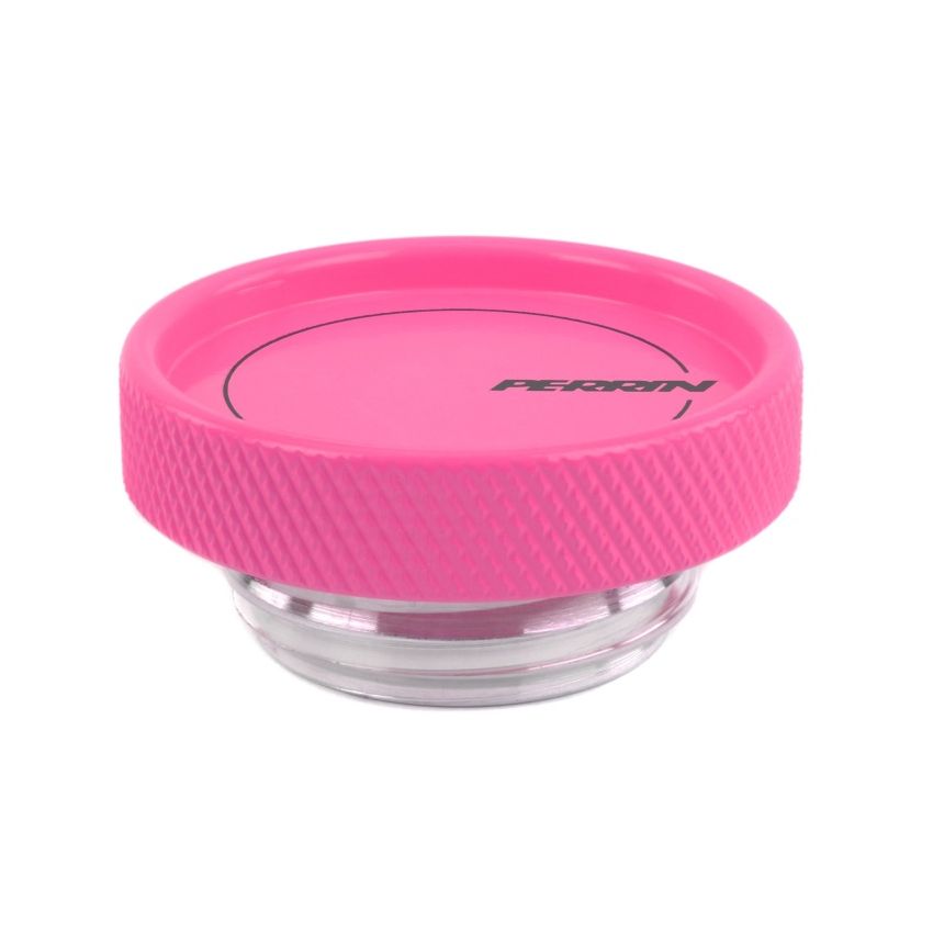 Perrin 02-21 Subaru WRX / 2022 BRZ & GR86 / 04-21 STI / 00-18 Forester XT Oil Fill Cap - Hyper Pink