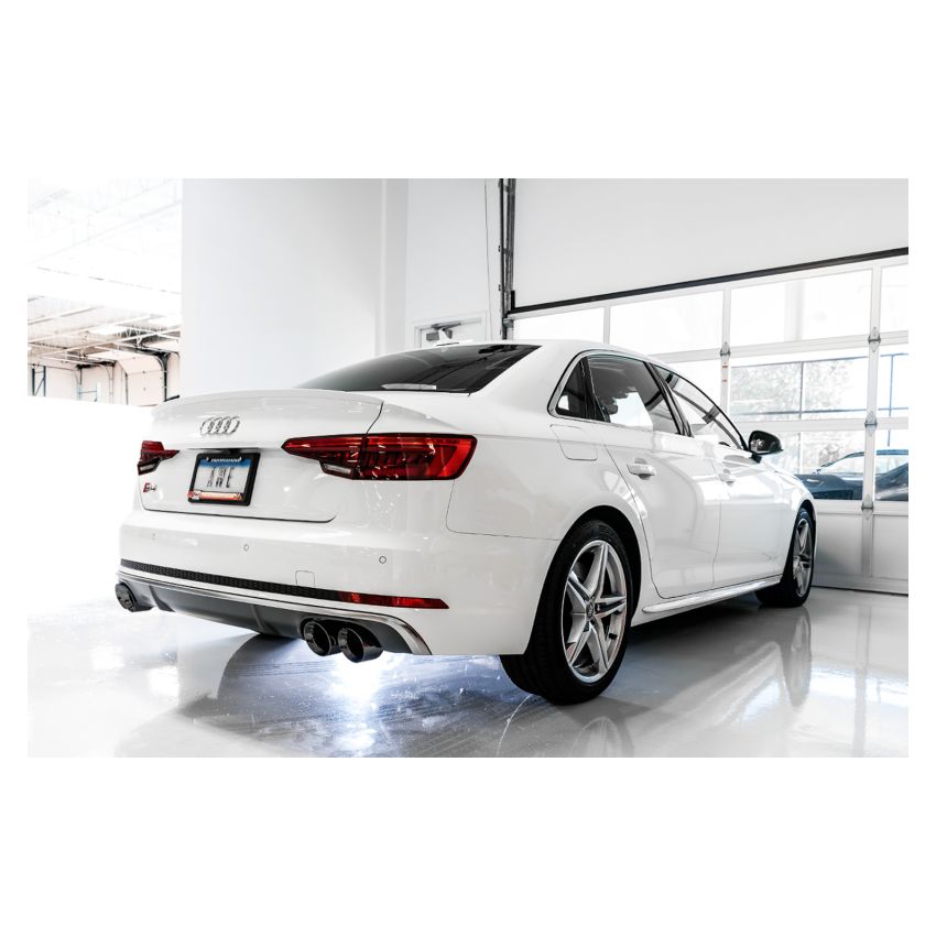 AWE Tuning 3025-43034 Audi B9 S4 SwitchPath Exhaust - Non-Resonated (Black 102mm Tips)