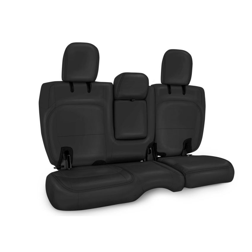 PRP 2018+ Jeep Wrangler JLU/4 door Rear Bench Cover with Leather Interior - All Black