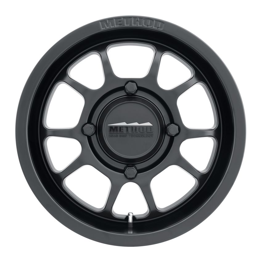 Method Wheels MR40957047552 Method MR409 Bead Grip 15x7 / 5+2/38mm Offset / 4x136 / 106.25mm CB Matte Black Wheel