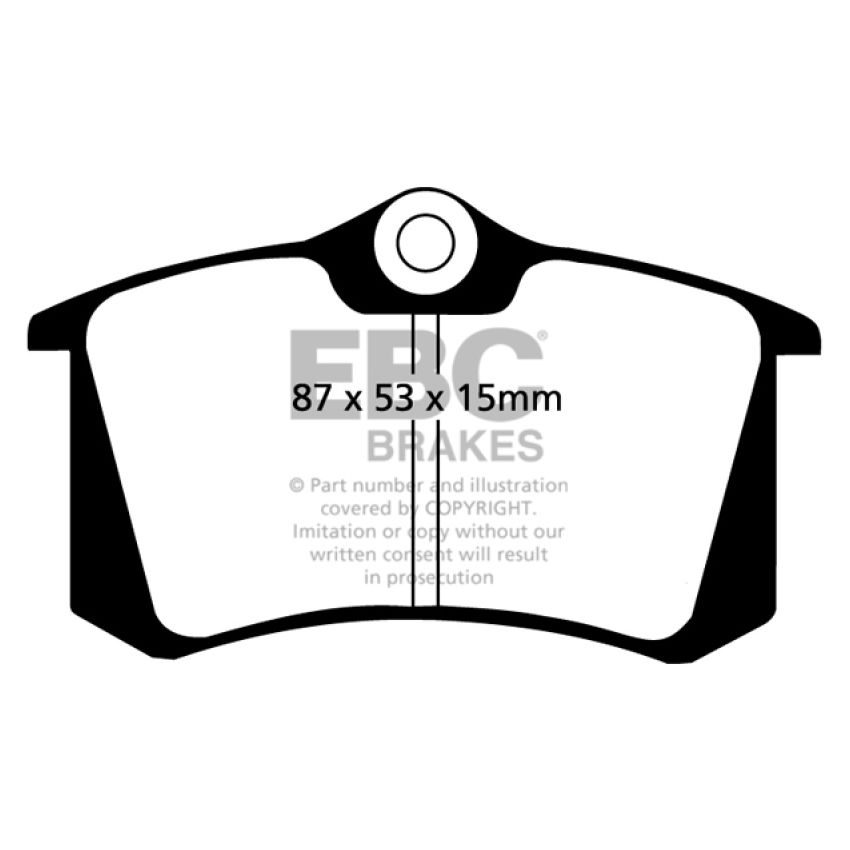 EBC UD340 10-13 Audi A3 2.0 TD Ultimax2 Rear Brake Pads