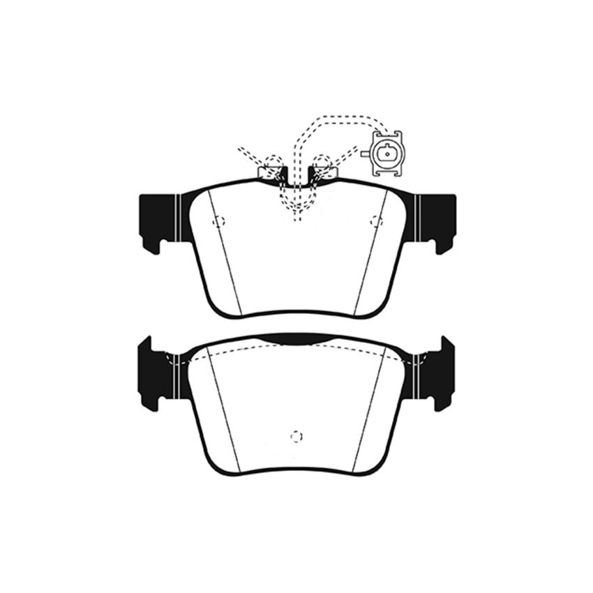 EBC UD1989 17+ Alfa Romeo Giulia 2.0L Turbo Ultimax Rear Brake Pads
