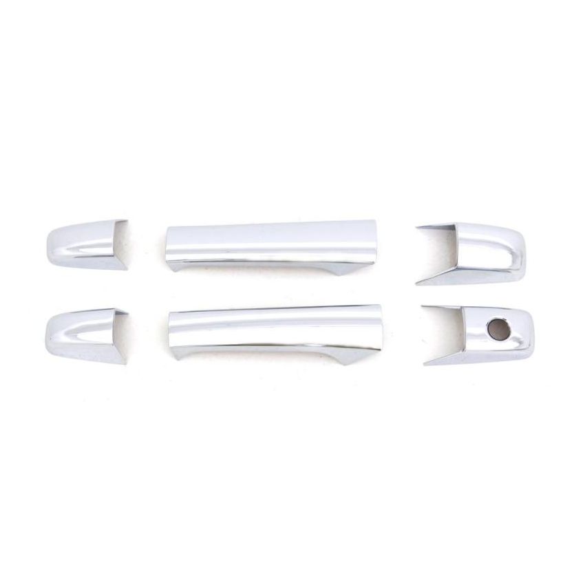 AVS 07-13 Chevy Silverado 1500 Door Handle Covers (2 Door) 4pc Set - Chrome
