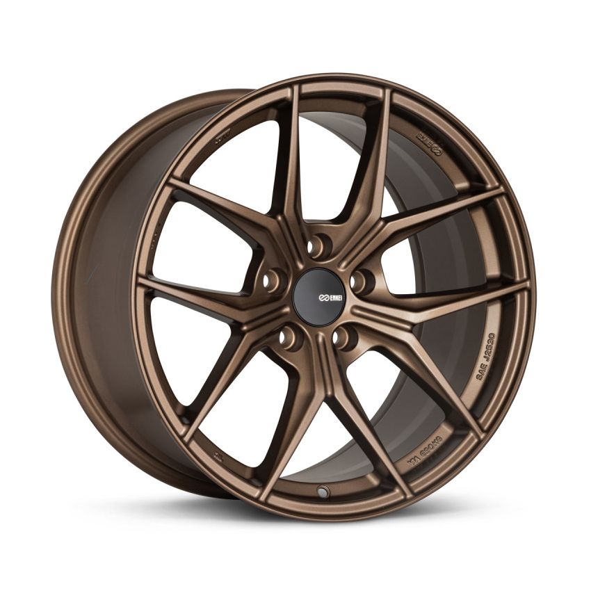 Enkei 529-895-8045ZP TSR-X 18x9.5 45mm Offset 5x100 BP Gloss Bronze Wheel