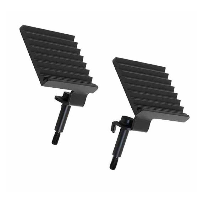 Fishbone Offroad 07-18 Jeep Wrangler JK - Foot Peg Set - Black