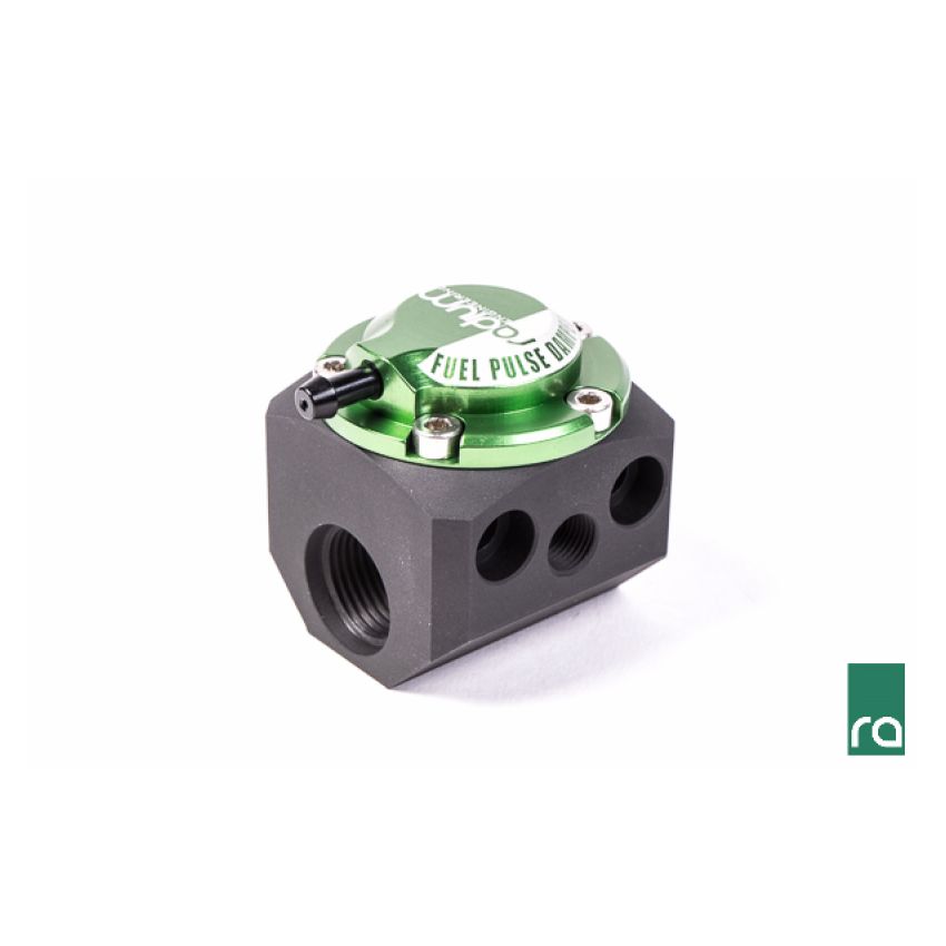 Radium Engineering Fuel Rail In Line Pulse Damper 6AN
