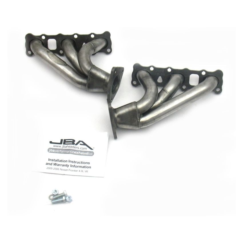 JBA 04-15 Nissan 4.0L V6 1-5/8in Primary Raw 409SS Cat4Ward Header