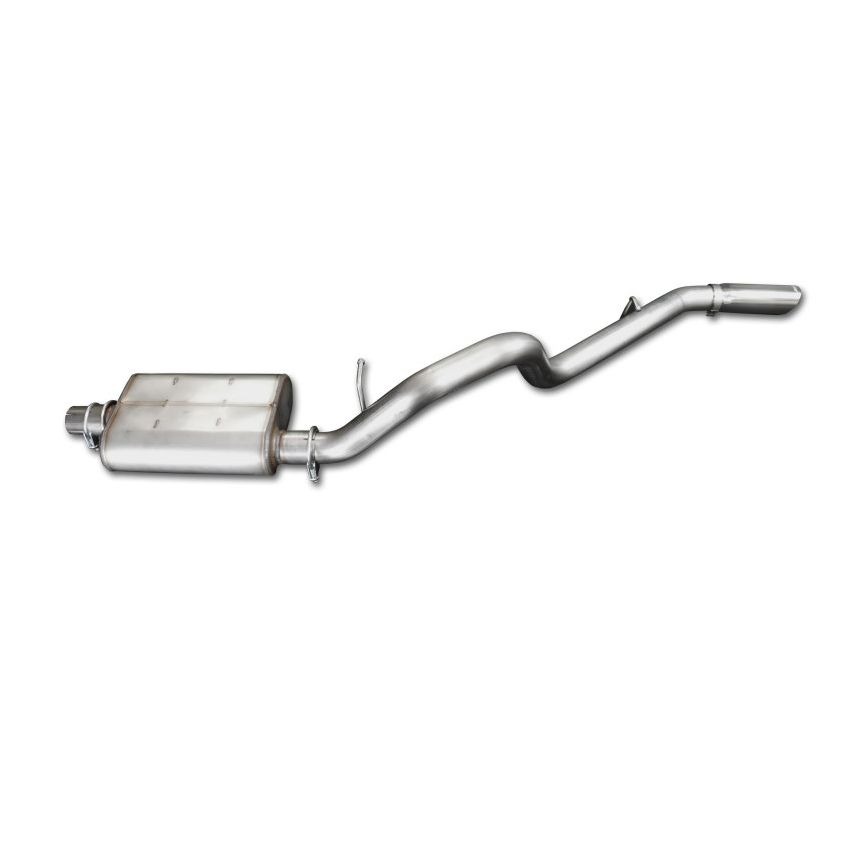 JBA 97-99 Jeep Wrangler TJ 2.5L/4.0L 304SS Single Rear Exit Cat-Back Exhaust