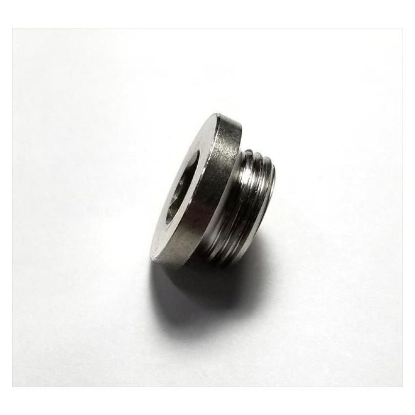 Stainless Bros M18x1.5 O2 Sensor Bung Plug w/ Copper Washer