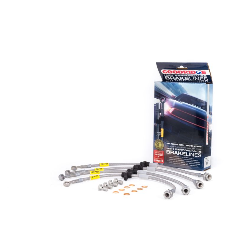 Goodridge 20037 97-01 Honda Prelude (Base Model) Stainless Steel Brake Line Kit