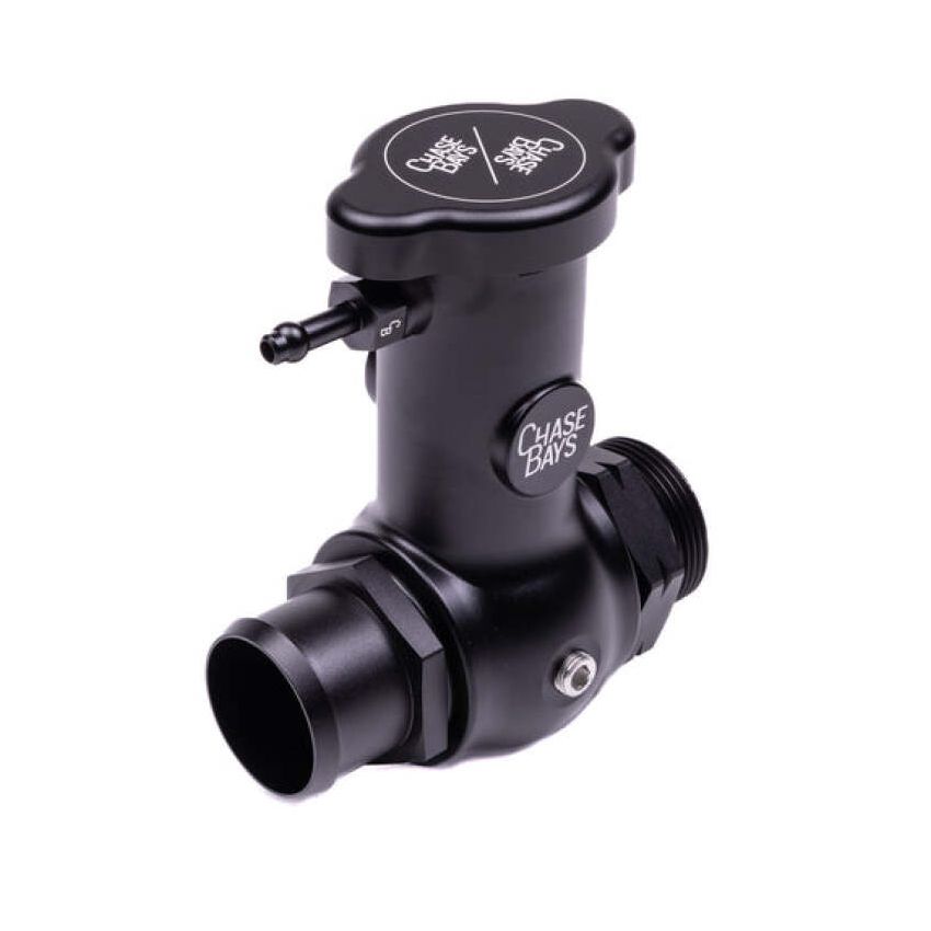 Chase Bays CB-IFN-150-20ORB-RADCAP-A 20ORB to 1.50in (38mm) Hose Raised Inline Filler Neck  w/ Cap