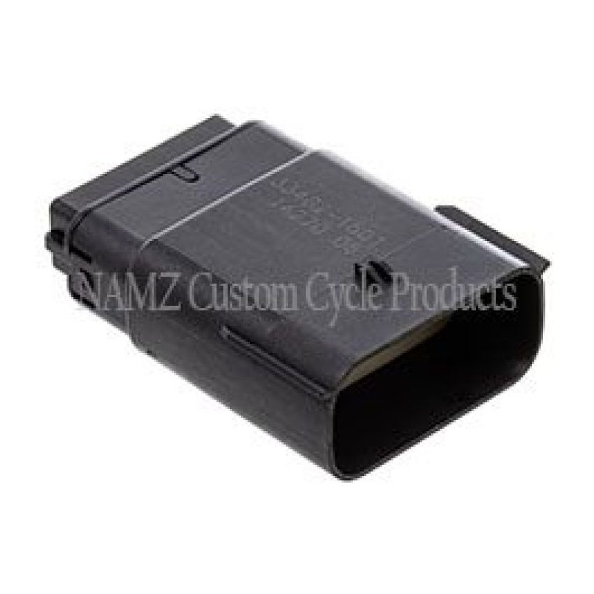 NAMZ NM-33482-1601 07-23 V-Twin Molex MX-150 16-Position Male Connector - Black (HD 72167-07BK)