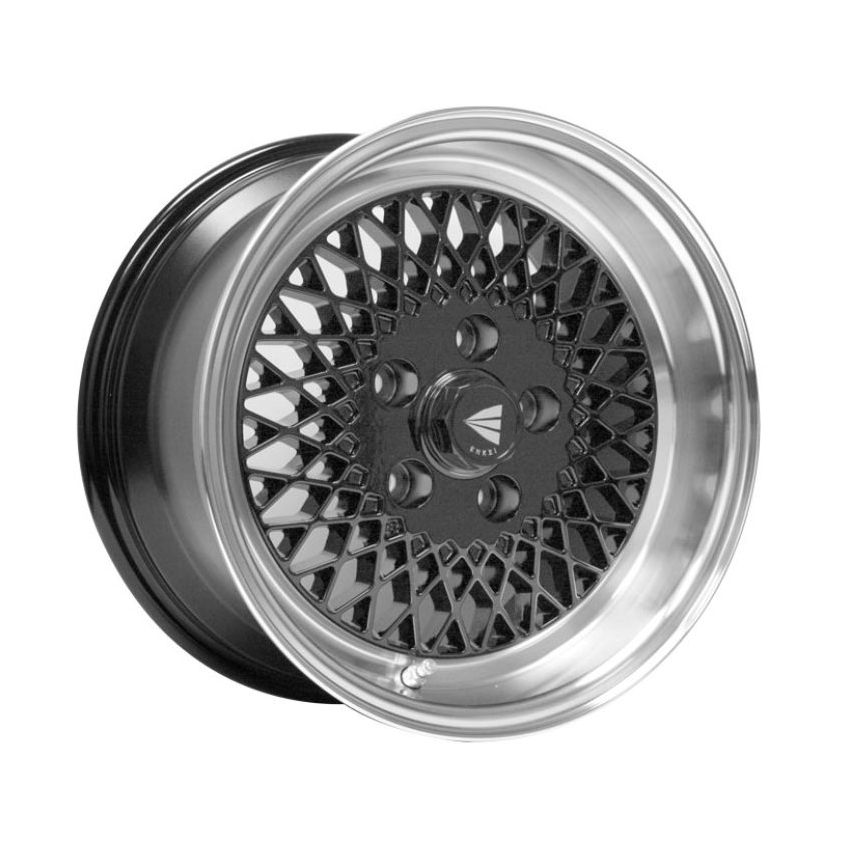 Enkei92 Classic Line 15x8 25mm Offset 4x100 Bolt Pattern Black Wheel