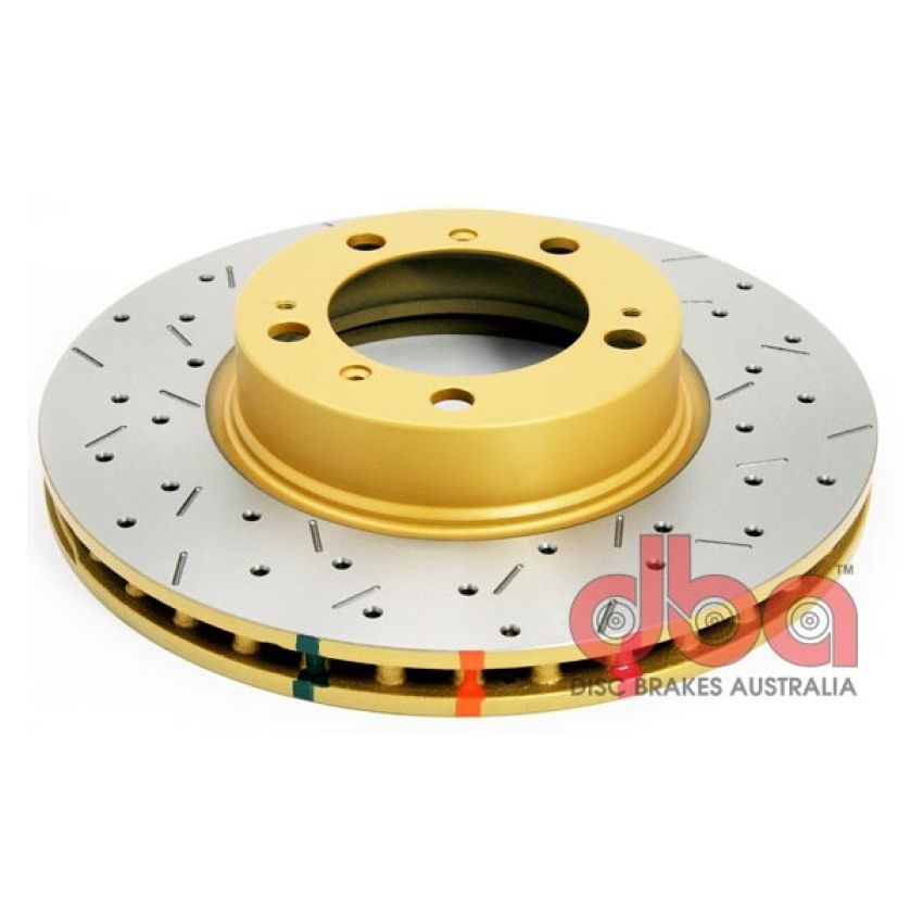 DBA Porsche 911/Boxster/Cayman Front Drilled & Slotted 4000 Series Rotor