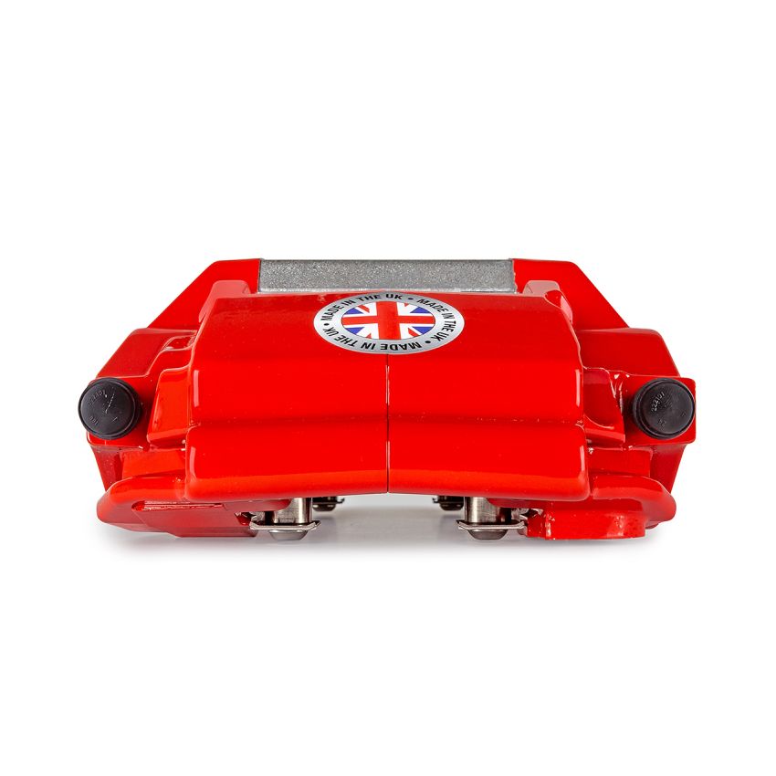 EBC Racing 17-21 Honda Civic Type-R (FK8) Red Apollo-6 Calipers 380mm Rotors Front Big Brake Kit