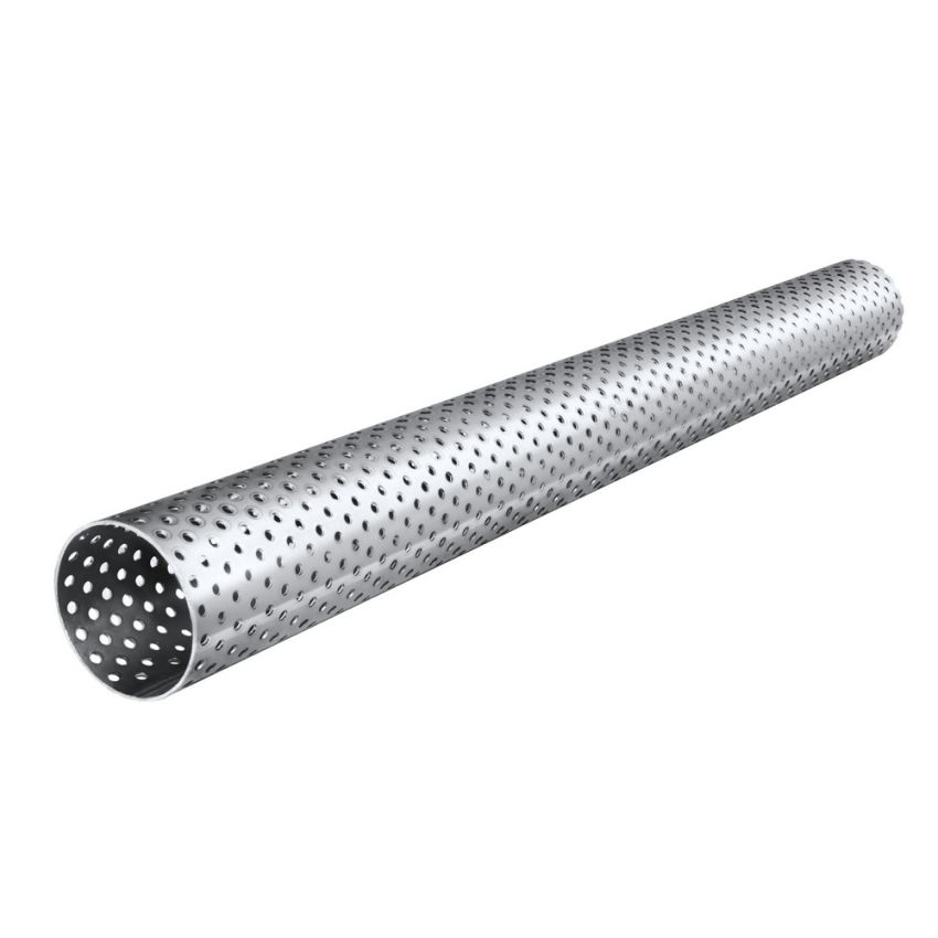 FORTLUFT 4401300 Exhaust Perforated Pipe Stainless Steel, 2.00''/50.8mm