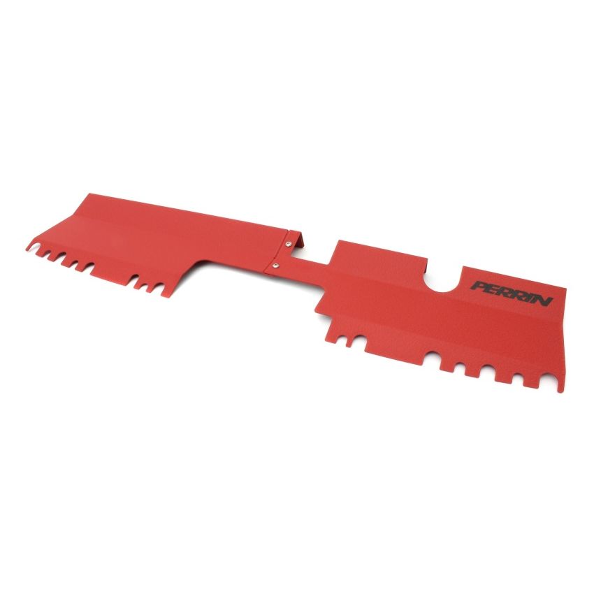 Perrin 15-21 WRX/STI Radiator Shroud (Without OEM Intake Scoop) - Red