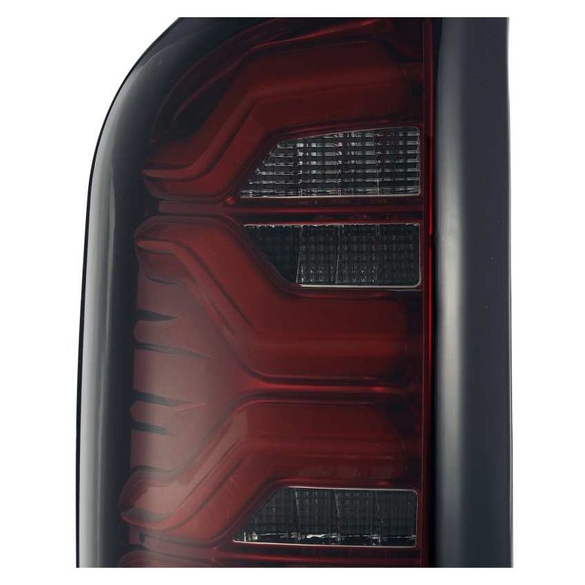 AlphaRex 16-20 Toyota Tacoma PRO-Series LED Tail Lights Red Smoke