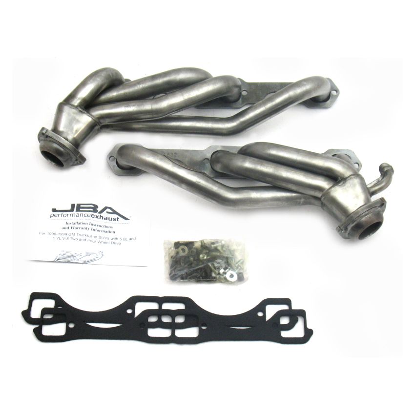 JBA 96-00 GM Truck 5.0L/5.7L SBC w/o A.I.R. 1-1/2in Primary Raw 409SS Cat4Ward Header