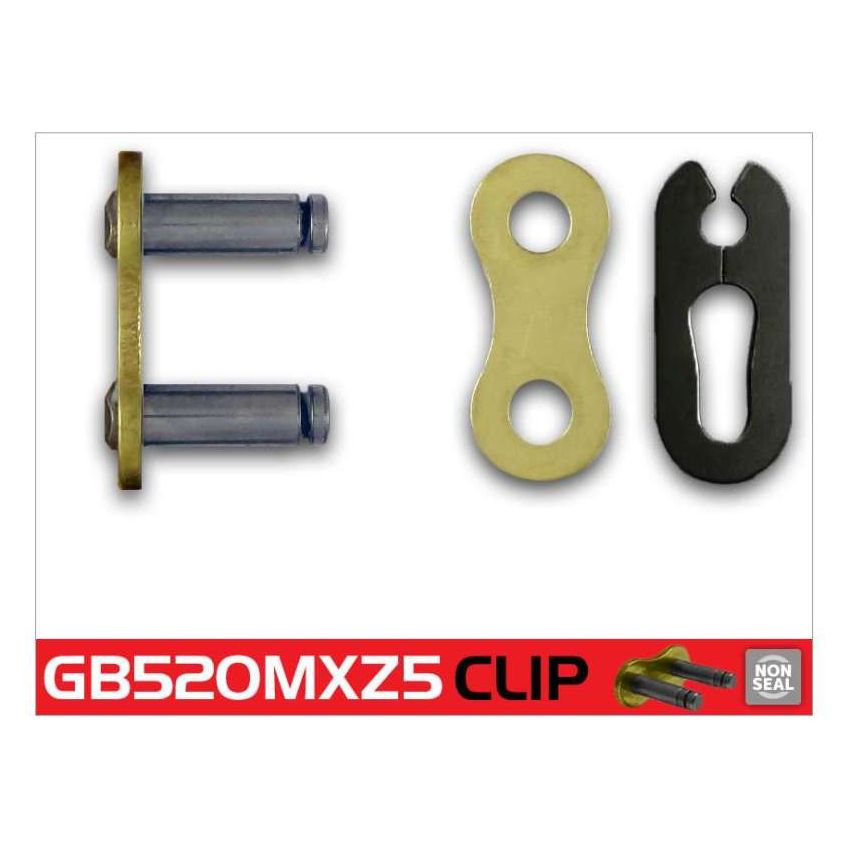 RK Chain GB520MXZ5-CL GB520MXZ5-CLIP - Gold