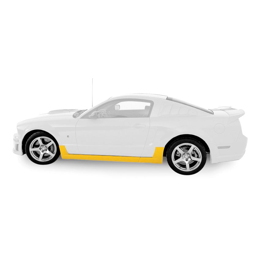 ROUSH 2005-2009 Ford Mustang 4.0L/4.6L Unpainted Side Skirt Kit
