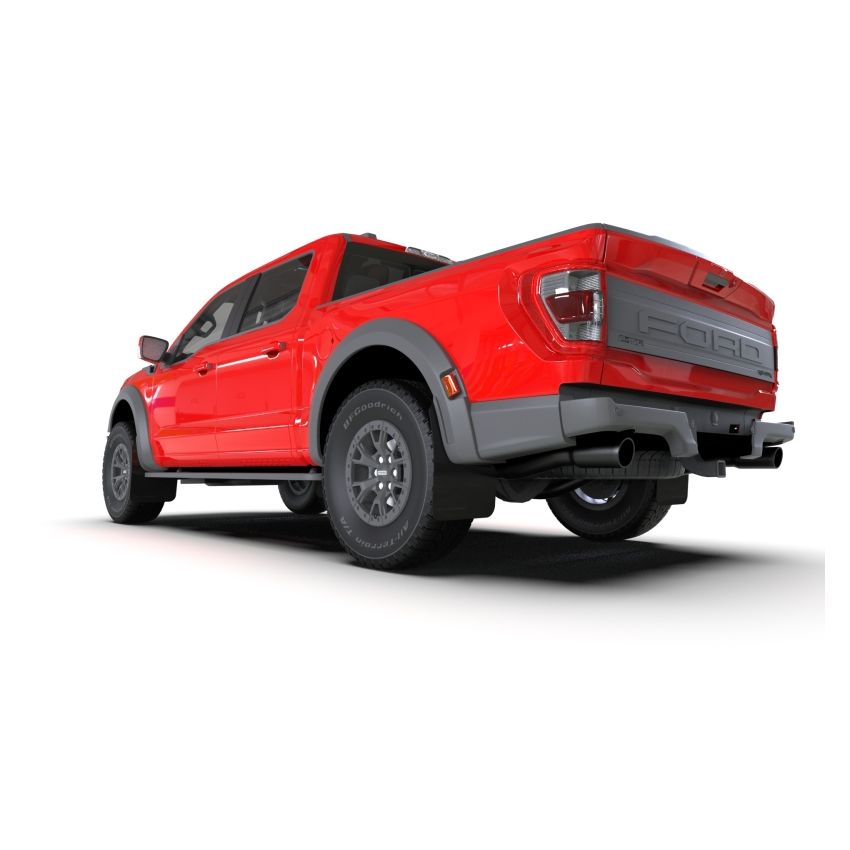 Rally Armor MF73-UR-BLK-MBK Black Mud Flap/Metallic Black Logo