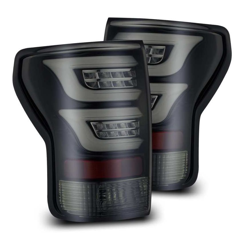 AlphaRex 07-13 Toyota Tundra PRO-Series LED Tail Lights Jet Black