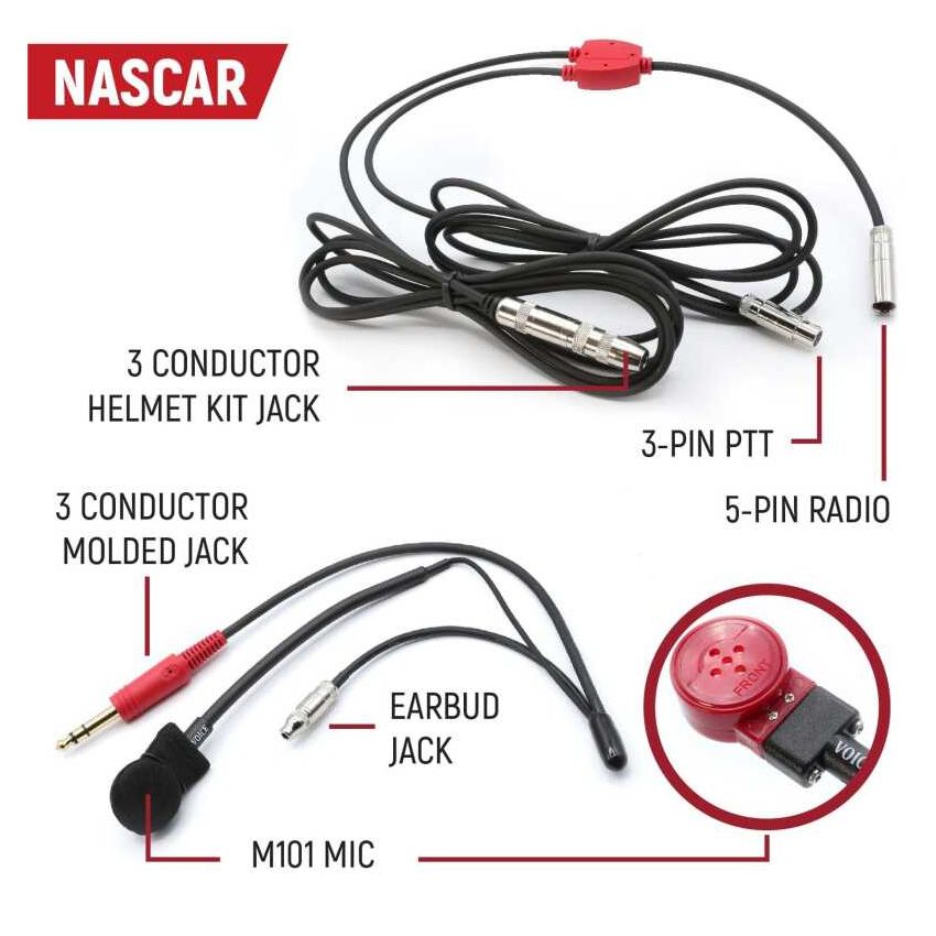Rugged Radios IMSA-RDH-U NASCAR and IMSA Racing Comm System IMSA / RDH16 / Black
