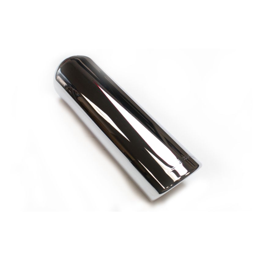 JBA 2.5in x 3.5in x 11in Rolled Stainless Steel Chrome Plated Exhaust Tip