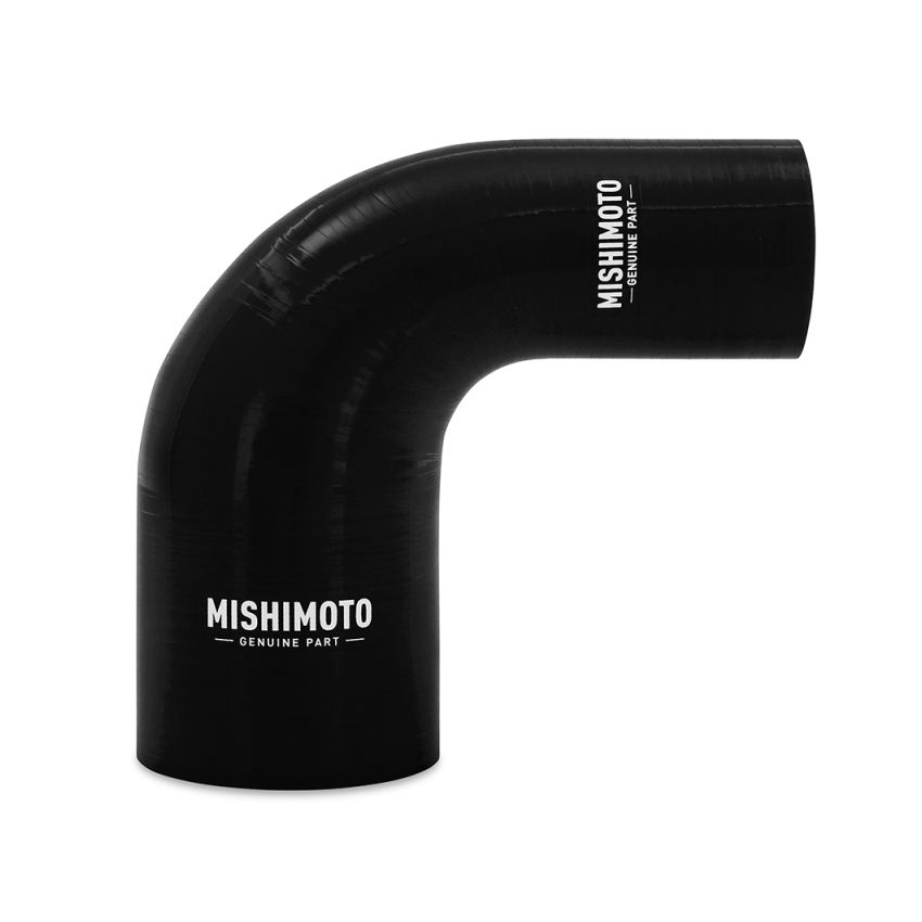 Mishimoto Silicone Reducer Coupler 90 Degree 2in to 3in - Black