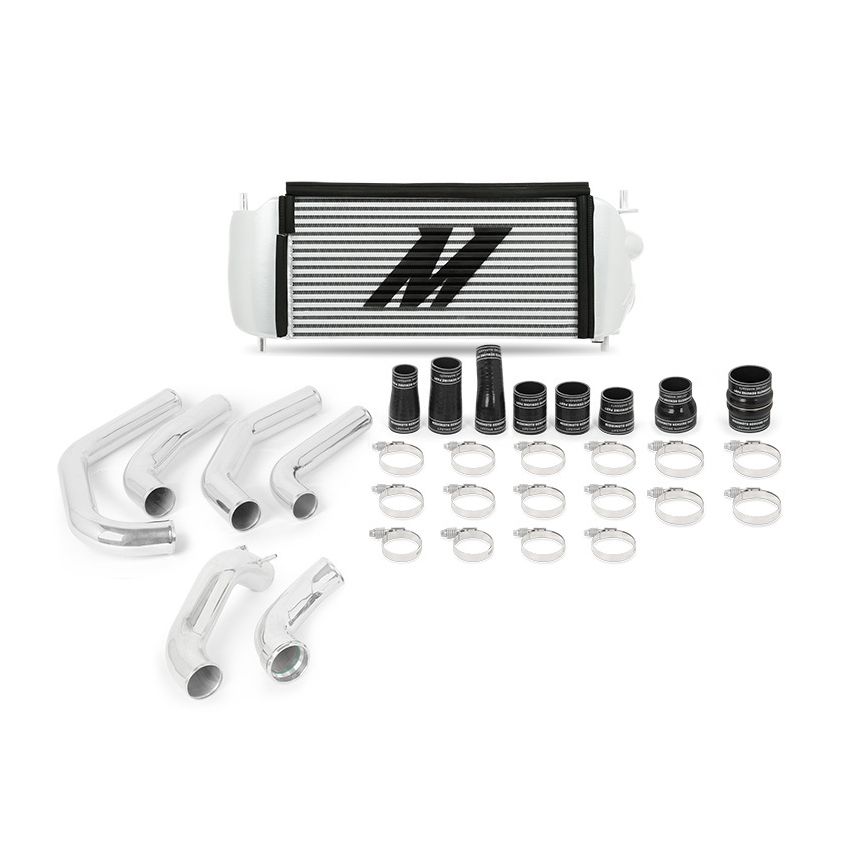 Mishimoto MMINT-F27T-15KPSL 15-17 Ford F-150 EcoBoost 2.7L Silver Performance Intercooler Kit w/ Polished Pipes