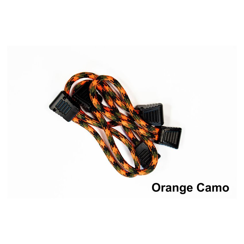 Fishbone Offroad Paracord Zipper Pulls 5 Pcs Orange Camo