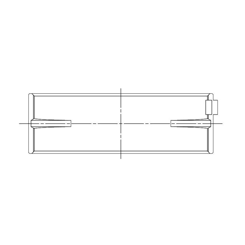 ACL BEARINGS AEB7M2394H-STD Main Bearing Set Nissan RB20/RB25/RB28/RB30