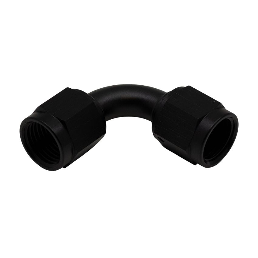 DeatschWerks 6AN Flare Female Swivel 90-Degree to 6AN Flare Female Swivel - Anodized Matte Black