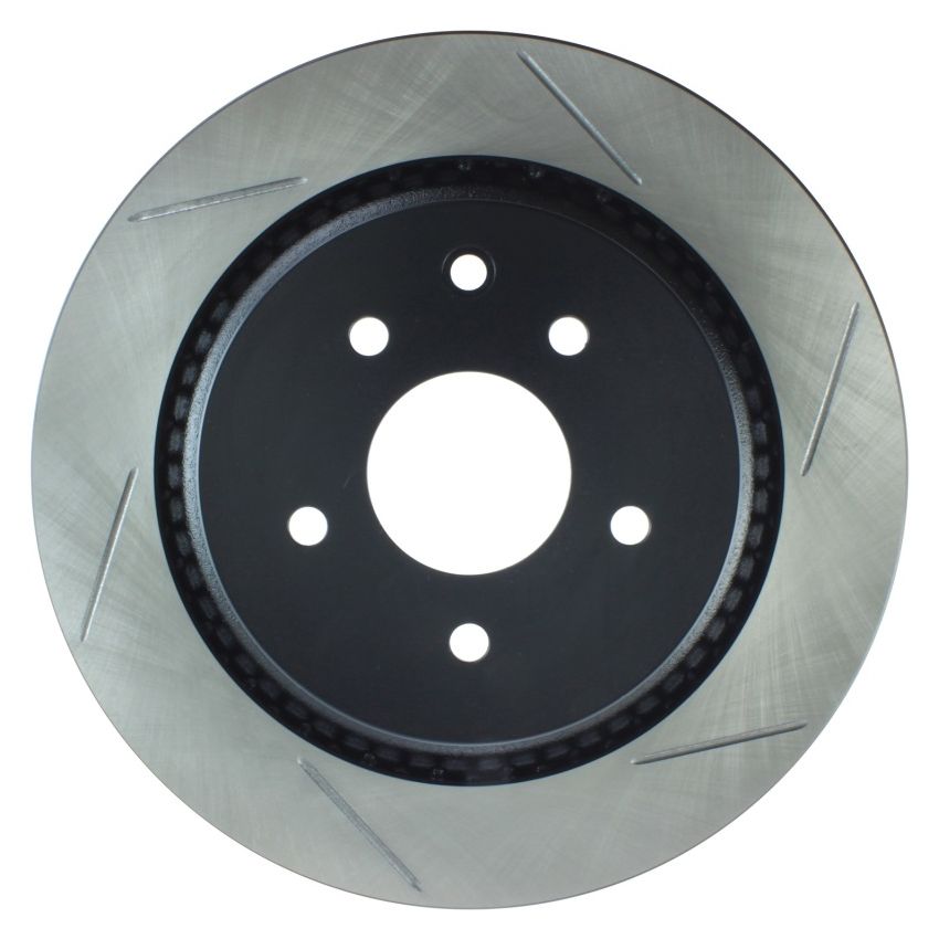 StopTech Power Slot 07-08 Infinity G35 2WD Sport Sedan / 08-09 G37 SportStop Slotted Rear Left Roto