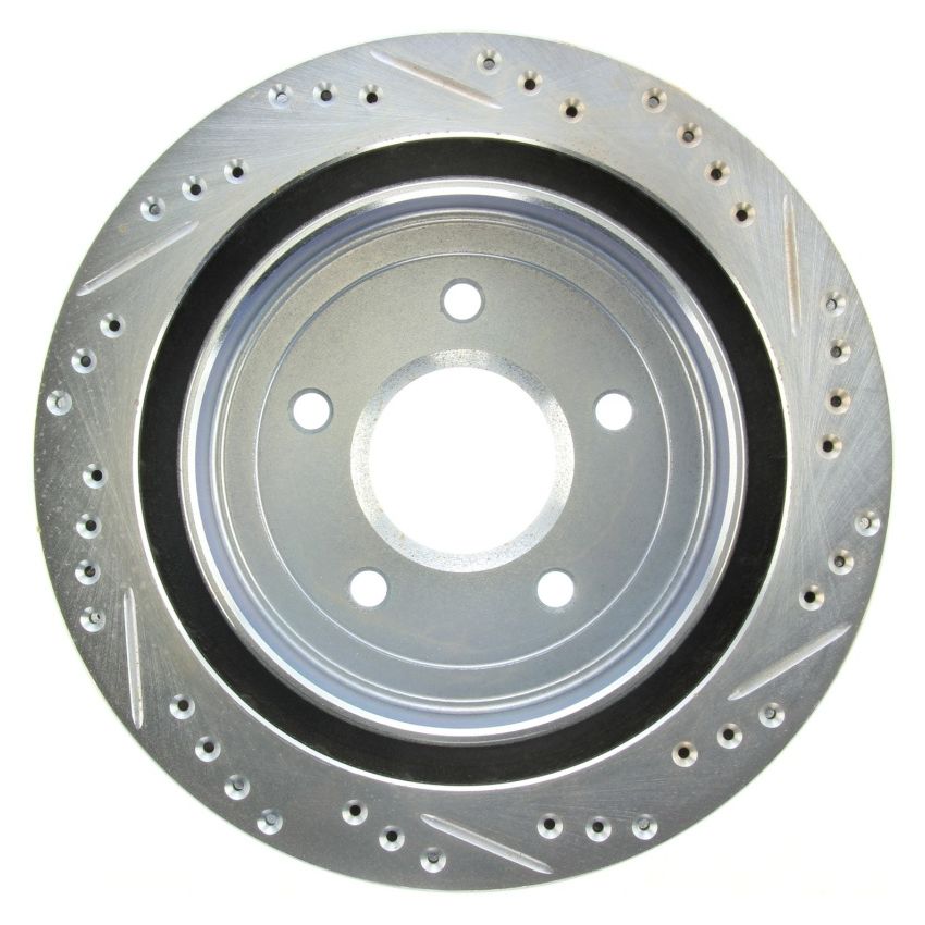 Stoptech 227.62062R Select Sport Drilled & Slotted Rotor - Rear Right