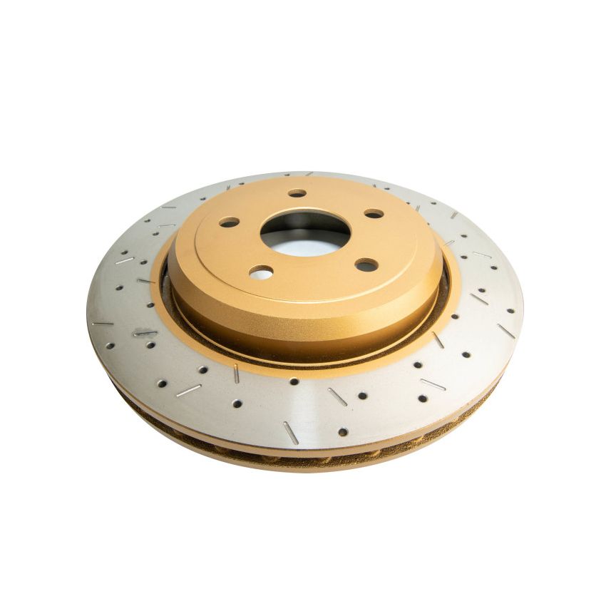 DBA 12-19 Jeep Grand Cherokee SRT8 Rear Drilled & Slotted 4000 XS Series Rotor