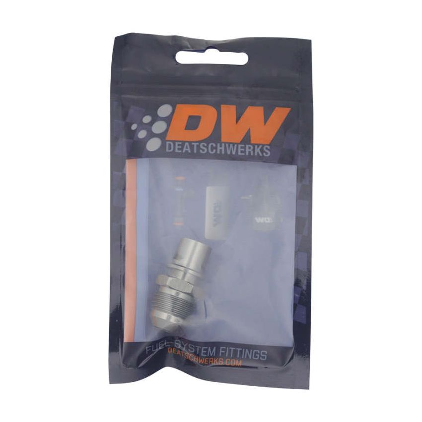 DeatschWerks 8AN Male Flare to Toyota Module Quick Connect - Anodized DW Titanium