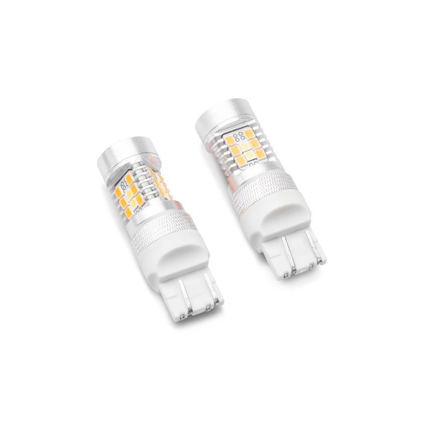Raxiom 18-22 Jeep Wrangler JL Axial Series Switchback LED Front Turn Signal Light Bulbs